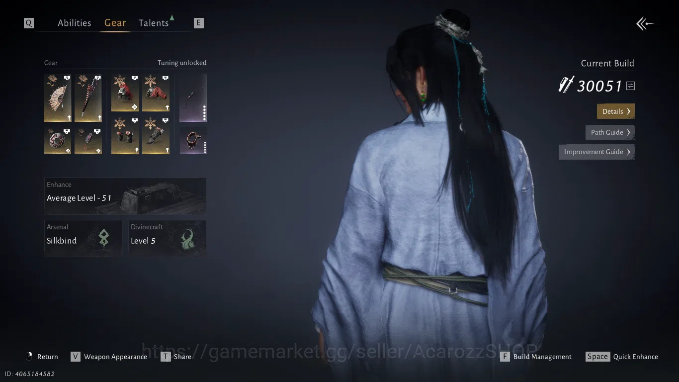 Where Winds Meet Accounts GLOBAL-ASIA / FULL HEALER-30.000 GS / 2 HARMONIC C image 5