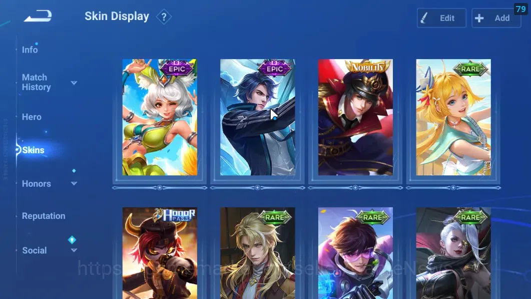 Honor of Kings Accounts Hero 70 Skin 48|Nobility 5|Precious(Zhang Fei,Jing image 5