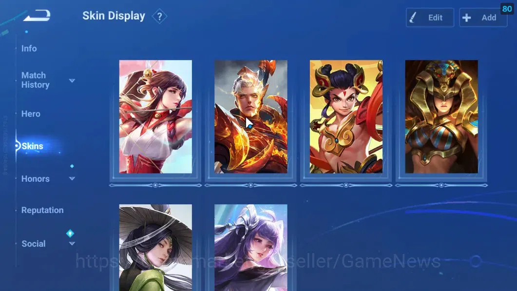 Honor of Kings Accounts Hero 70 Skin 48|Nobility 5|Precious(Zhang Fei,Jing image 6