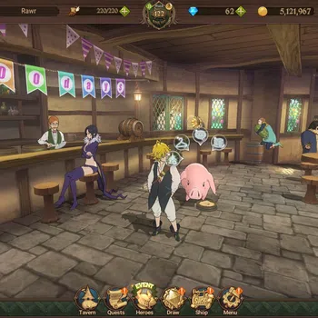 The Seven Deadly Sins: Grand Cross Accounts Others ASIA|5M CC|4LR Roxy4/6,Merlin,Diane,Elizabeth|Full collab FF