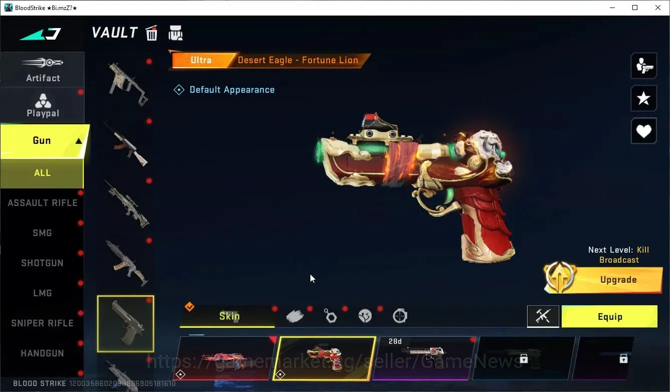 Blood Strike Accounts ASIA|ETERNAL DeAgle+16 ULTRA[EMMA,JET,M4A1,AUG,URB image 11