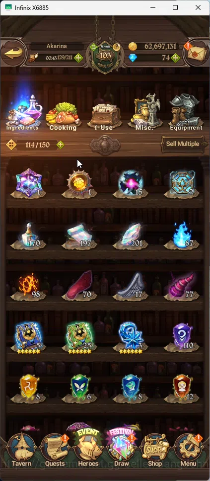 The Seven Deadly Sins: Grand Cross Accounts ASIA | 1 LR Elizabeth | 9 UR DKM, WK Gowther, Sabu image 10