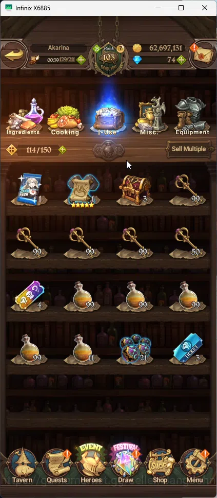 The Seven Deadly Sins: Grand Cross Accounts ASIA | 1 LR Elizabeth | 9 UR DKM, WK Gowther, Sabu image 12