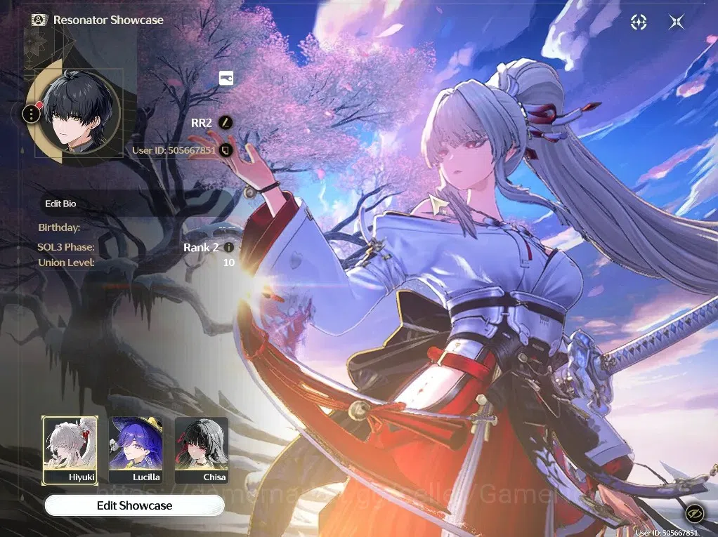 Wuthering Waves Accounts Others NA |UL 10|5 Limited|Hiyuki Premium Team| ( Hiyuki, Lucilla, Chisa ), Cartethyia, Rebecca 1
