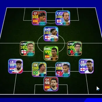 eFootball Accounts Legends & Iconic Players Android|6 Show Time Harry Kane,Jude Bellingham,Manuel Akanji,Yamal|Epic
