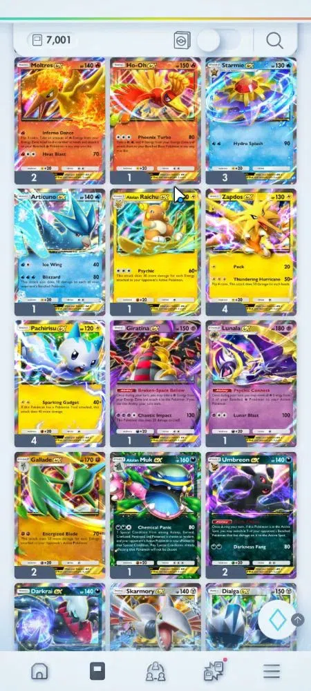 Pokémon TCG Pocket Accounts EN 7K Card|139 EX|2 Crown [Lugia,PokeBall] 39 Shin image 14