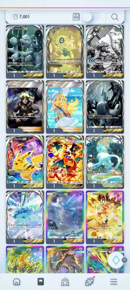Pokémon TCG Pocket Accounts EN 7K Card|139 EX|2 Crown [Lugia,PokeBall] 39 Shin image 4