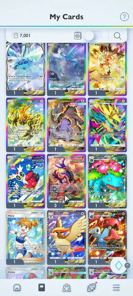 Pokémon TCG Pocket Accounts EN 7K Card|139 EX|2 Crown [Lugia,PokeBall] 39 Shin image 5
