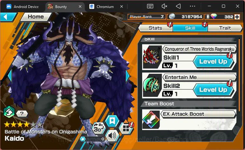 One Piece Bounty Rush Accounts GLOBAL|EX 2+PR 7|BMO Kaido, WI Trafalgar Law,LW Ma image 9