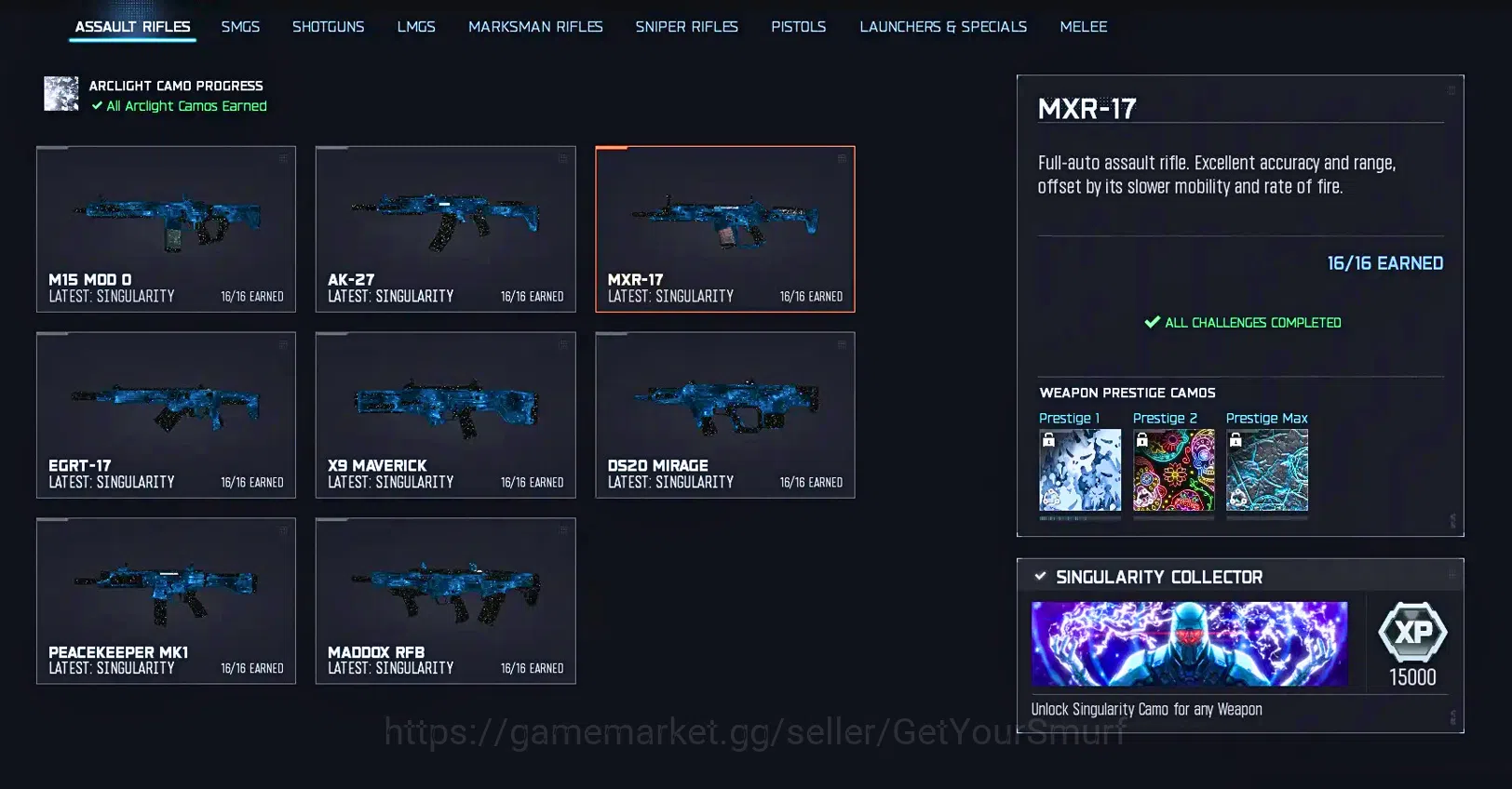 Call of Duty: Warzone Accounts 30 Singularity Camos ◈ BO7 /  WZ ◈ Handmade ◈ Link image 4
