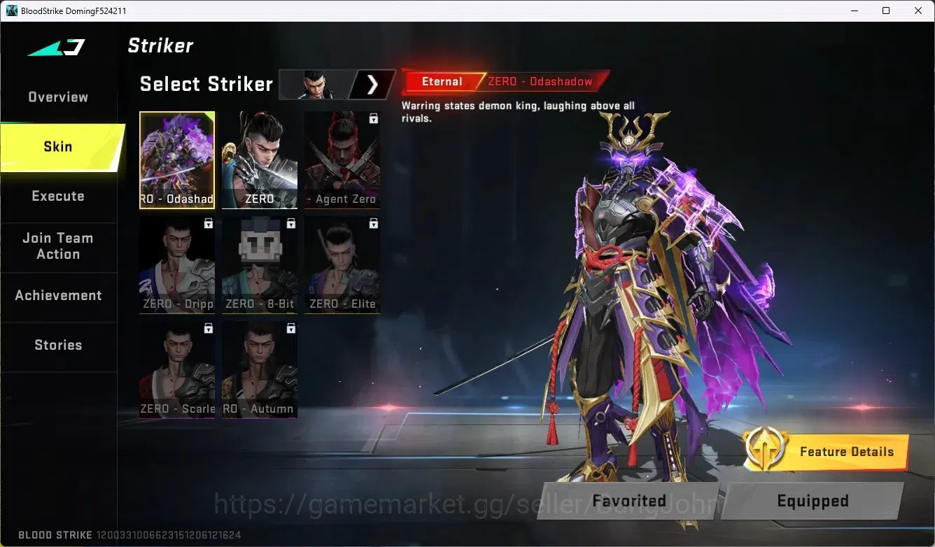 Blood Strike Accounts ASIA |ETERNAL DESERT EAGLE, ETERNAL ZERO-ODASHADOW image 15