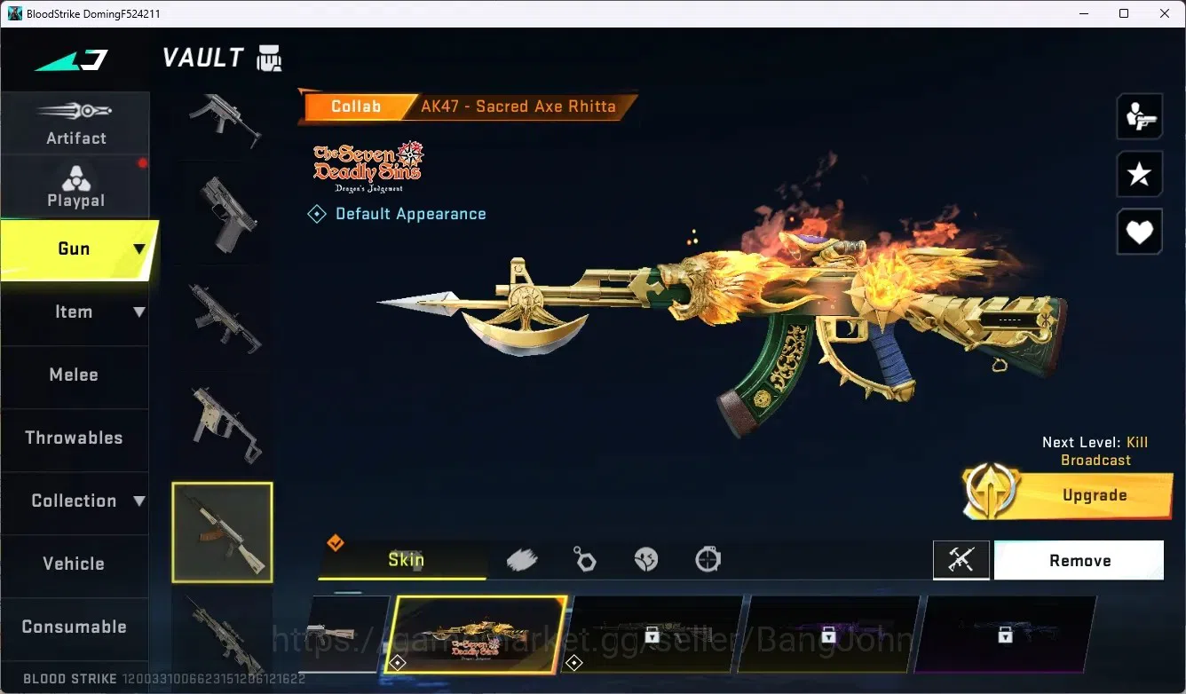 Blood Strike Accounts ASIA |ETERNAL DESERT EAGLE, ETERNAL ZERO-ODASHADOW image 3