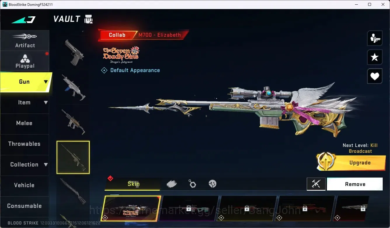 Blood Strike Accounts ASIA |ETERNAL DESERT EAGLE, ETERNAL ZERO-ODASHADOW image 5