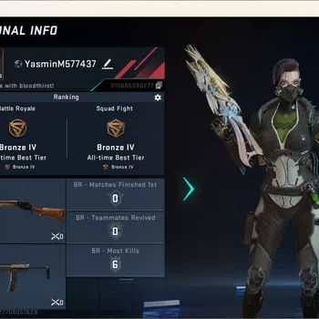 Blood Strike Accounts Others ASIA | 1 Eternal Gun: Bizon-Seraph Lv.2|1 Ultra Gun|3 Legendary Guns|1 Name Changing