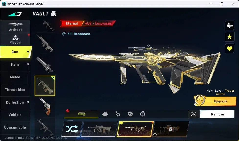 Blood Strike Accounts ASIA | 1 ETERNAL: AUG - Empyrean | 1 Epic Name Cha image 3