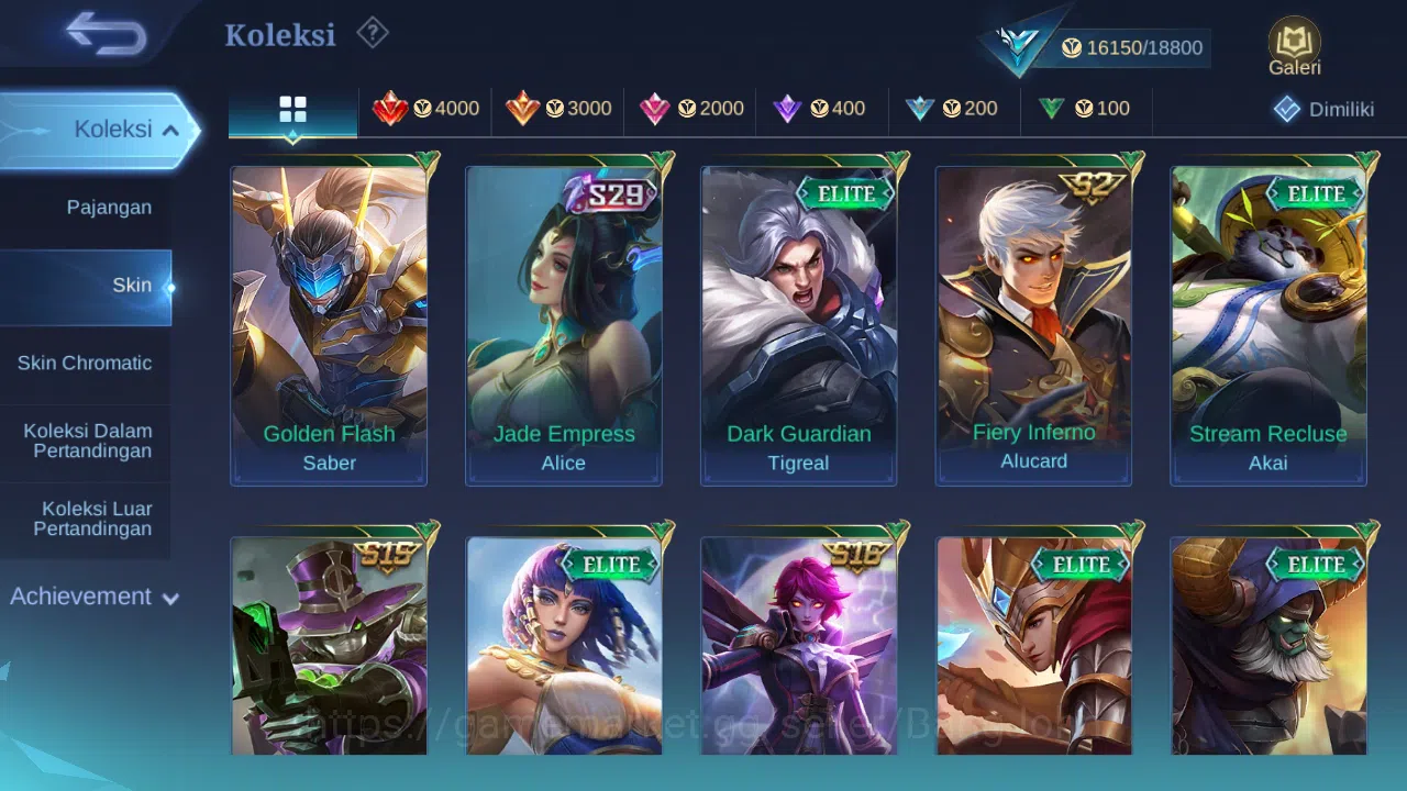 Mobile Legends: Bang Bang Accounts Hero 55 Skin 68 | KOF Karina | Luckybox Odette, Ru image 4