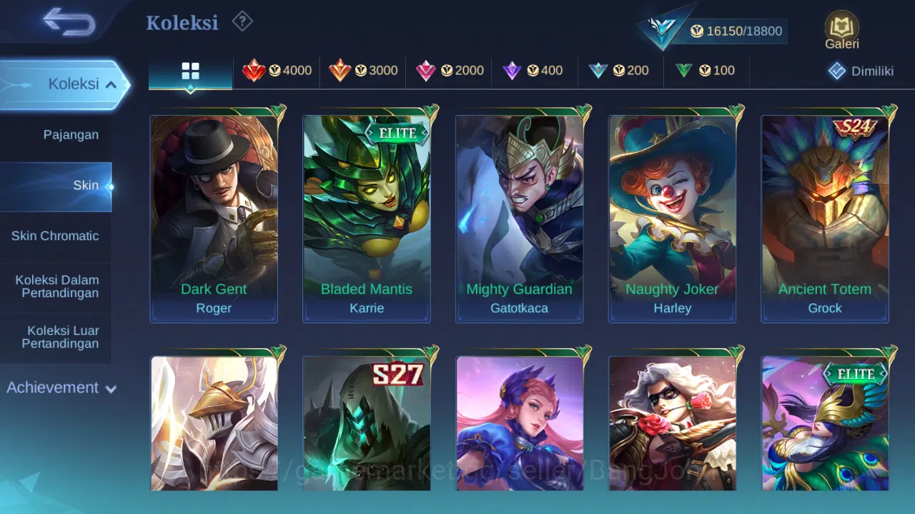 Mobile Legends: Bang Bang Accounts Hero 55 Skin 68 | KOF Karina | Luckybox Odette, Ru image 6