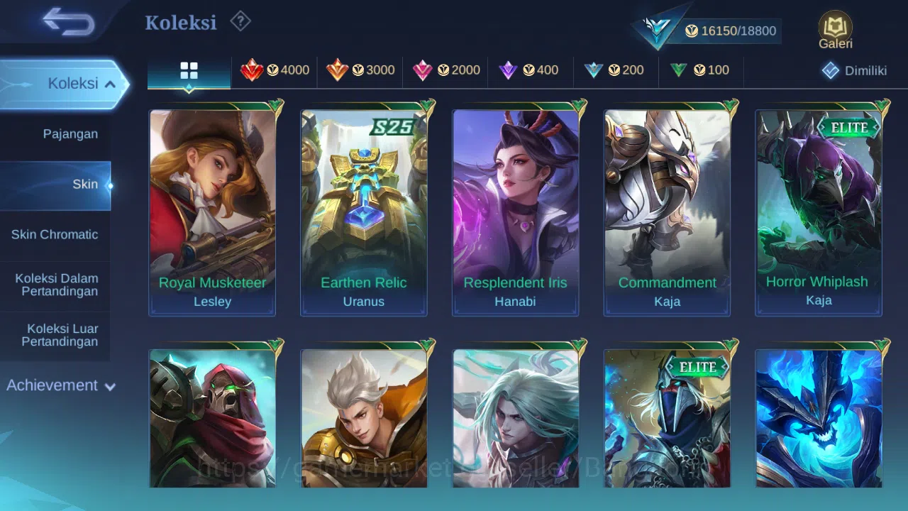 Mobile Legends: Bang Bang Accounts Hero 55 Skin 68 | KOF Karina | Luckybox Odette, Ru image 7