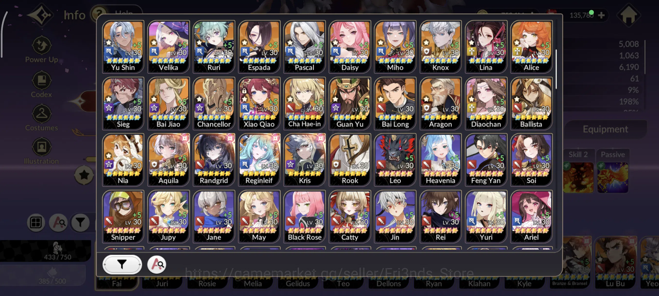 Seven Knights Re:Birth Accounts SKR35 | GLOBAL ASIA | BEAST HIGHEND 5 OLD 7K FAI T image 2