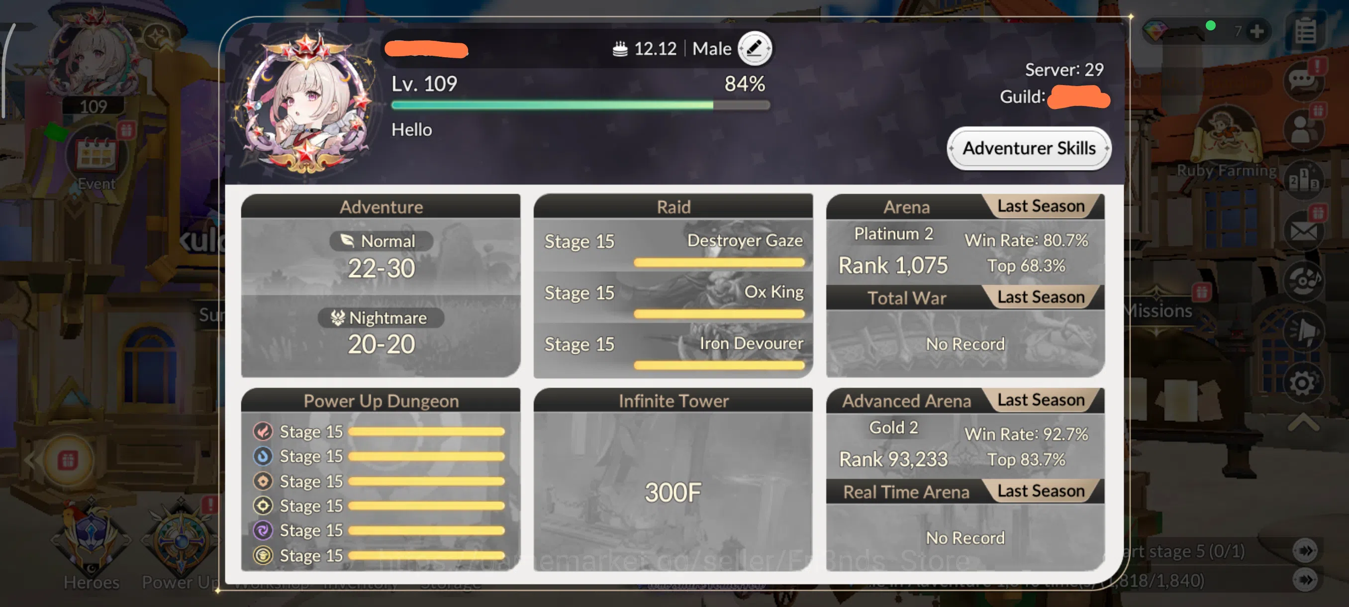 Seven Knights Re:Birth Accounts SKR35 | GLOBAL ASIA | BEAST HIGHEND 5 OLD 7K FAI T image 4