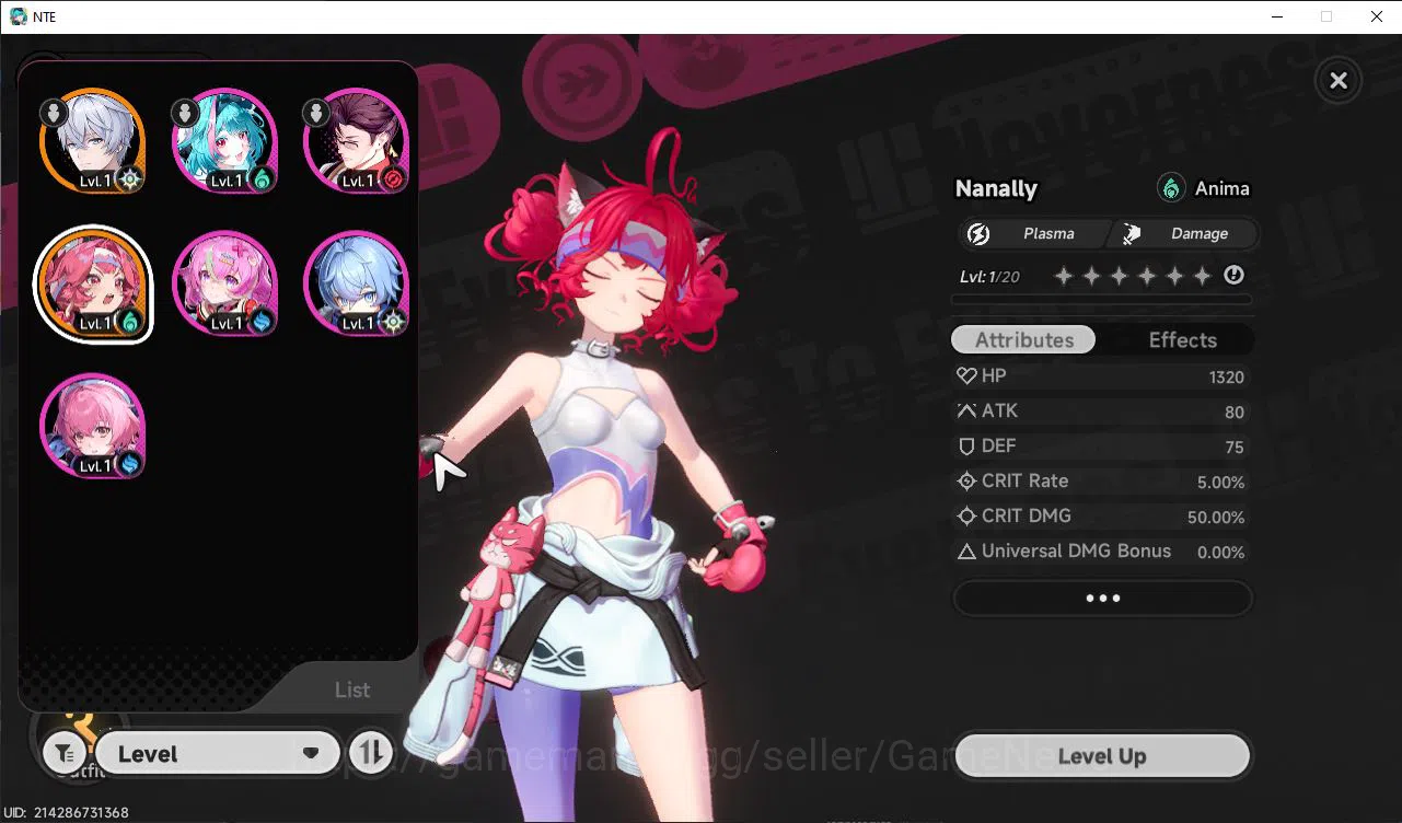 Neverness to Everness Accounts GLOBAL EU|HL 3|1 SSR Limited Nanally+Skin & 5 SR [ image 3