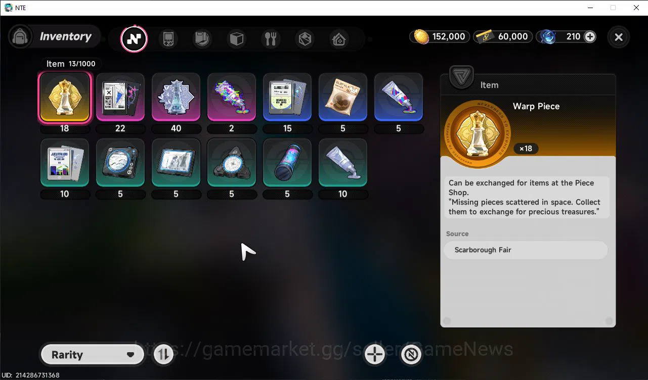 Neverness to Everness Accounts GLOBAL EU|HL 3|1 SSR Limited Nanally+Skin & 5 SR [ image 6