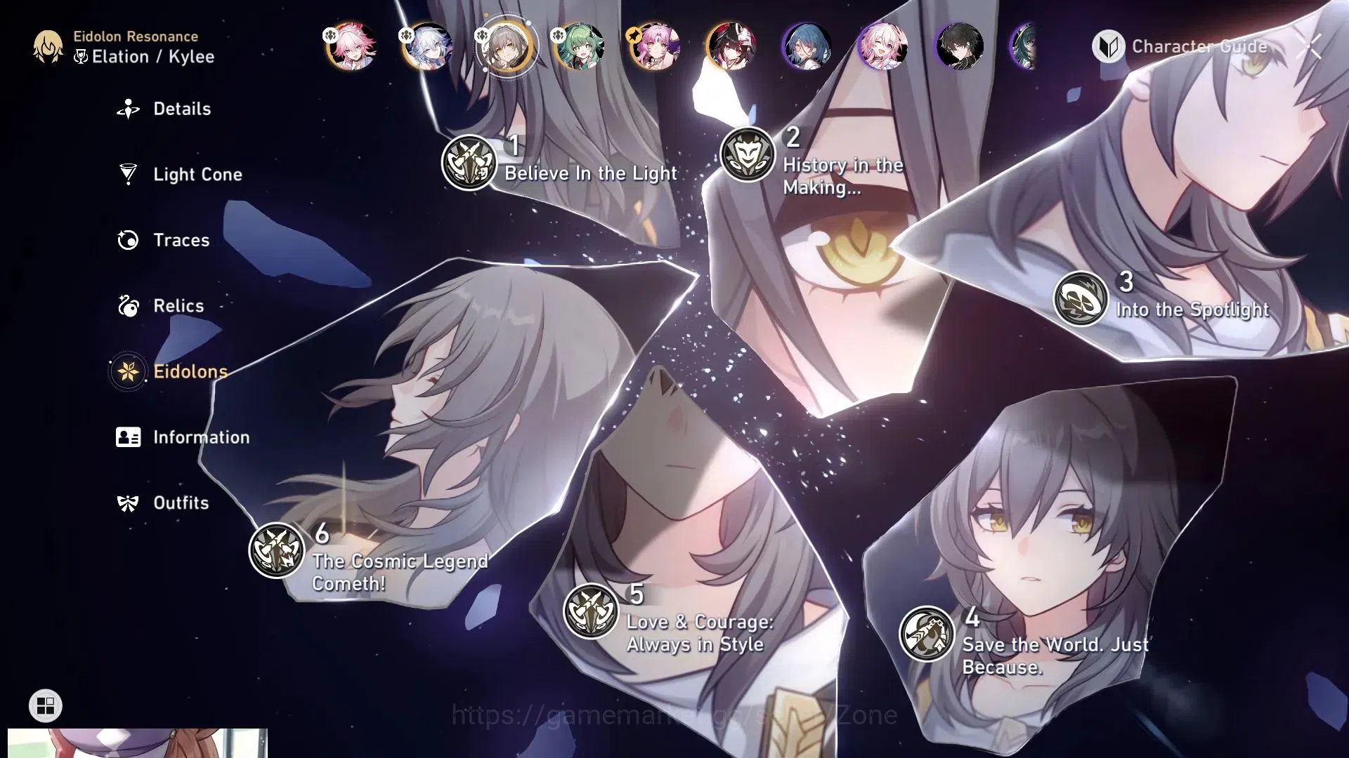 Honkai Star Rail Accounts America|TL70|6 E1 Lim Char: Evanescia, Sparkle, Fu image 4