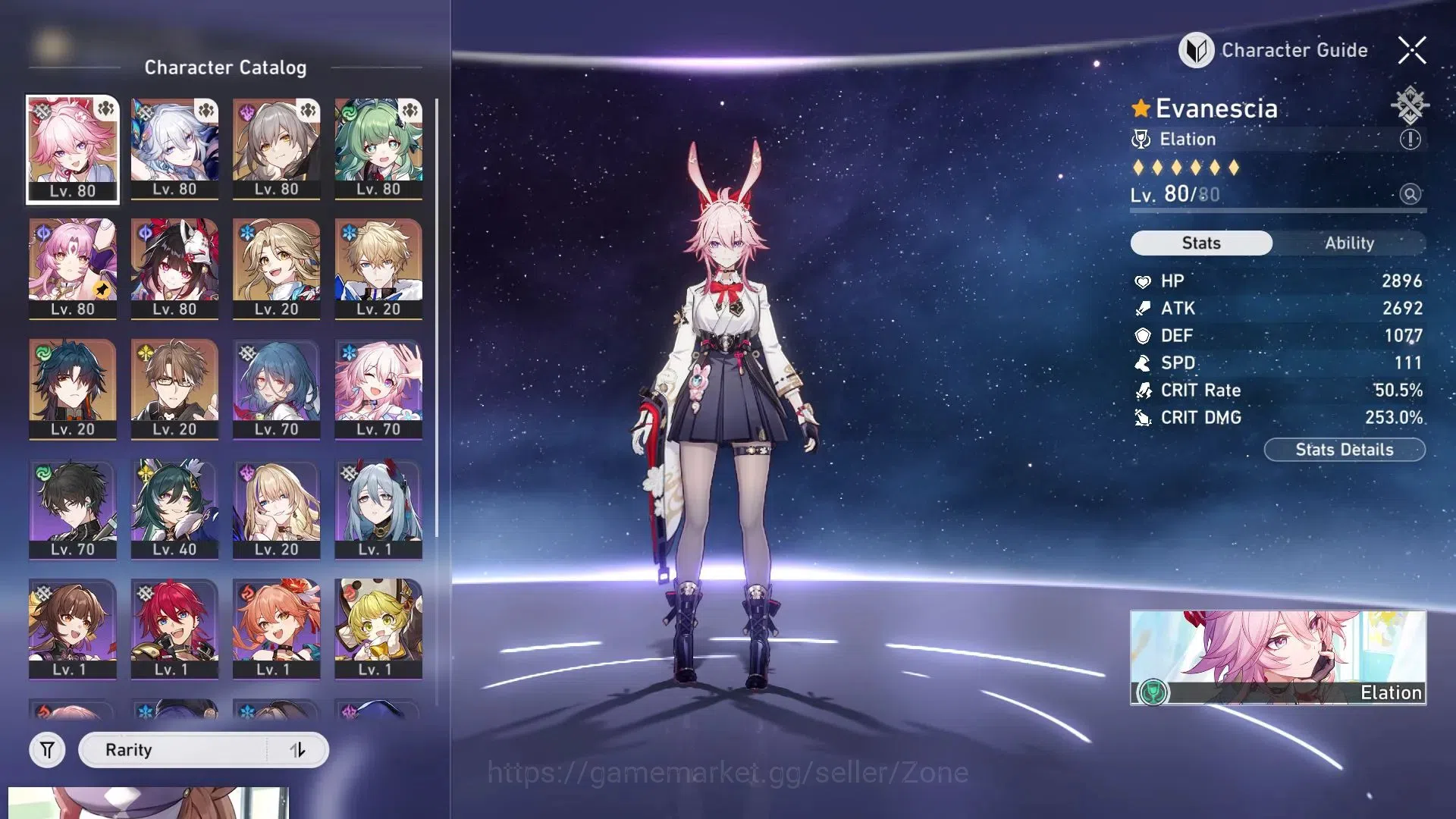 Honkai Star Rail Accounts America|TL70|6 E1 Lim Char: Evanescia, Sparkle, Fu image 7