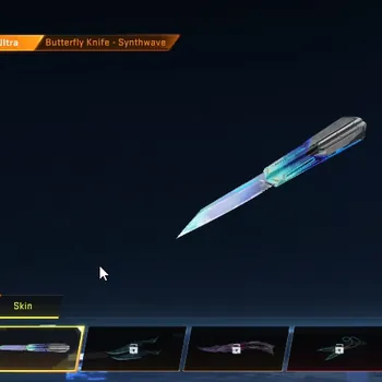 Blood Strike Accounts Starter ASIA|Ultra Melee Butterfly Knife Synthwave|Ultra Kala Mako,Galil Knight|Legend M4A1Venom|Log