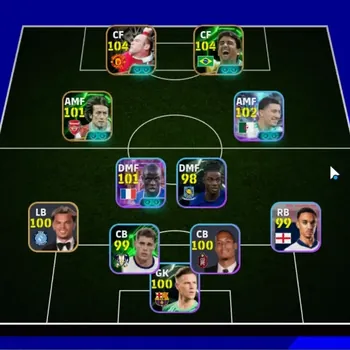 eFootball Accounts High-End Android|Power 3078|Epic Bebeto,Wayne Rooney,Rosicky,Ribery|Show Time Kante,Ibrahim