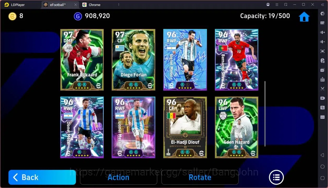 eFootball Accounts Legends & Iconic Players Mobile |PW 3189|Bigtime Salah|Epic Oddo,Donadoni,Kahn,Berbatov,Rijkaard Etc|SHW 5