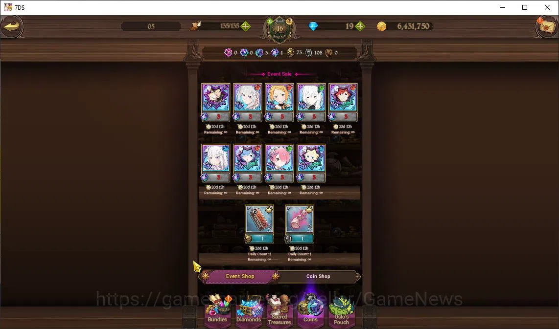The Seven Deadly Sins: Grand Cross Accounts Global | 240K CC | Chapter 4 | 1 UR+Collab Fire Fo image 8