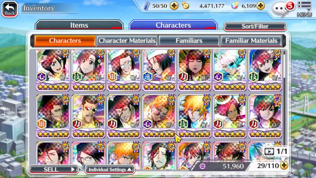 Bleach: Brave Souls Accounts [GLOBAL]6k Orbs+Fresh All Story|Rukia Valentine202 image 7