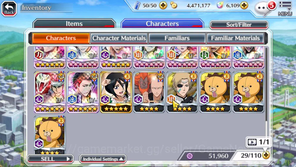 Bleach: Brave Souls Accounts [GLOBAL]6k Orbs+Fresh All Story|Rukia Valentine202 image 8