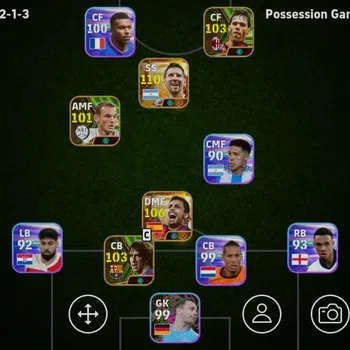 eFootball Accounts Legends & Iconic Players Android|PW 2886|Big Time Messi, Rodri, Epic Van Basten, Puyol, Massaro