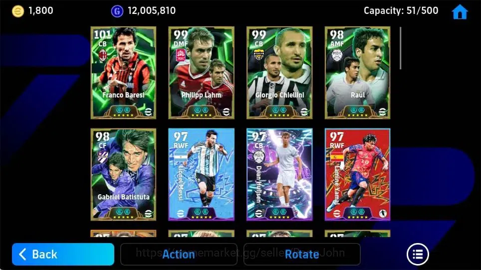 eFootball Accounts Mobile|PW 3206|Bigtime Lampard,Forlan|Epic Baresi, image 4