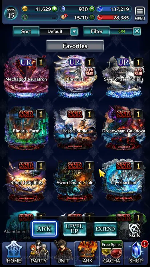 Last Cloudia Accounts GLOBAL | Rank 15 | Ascended Roland, Spirit Maiden  image 3