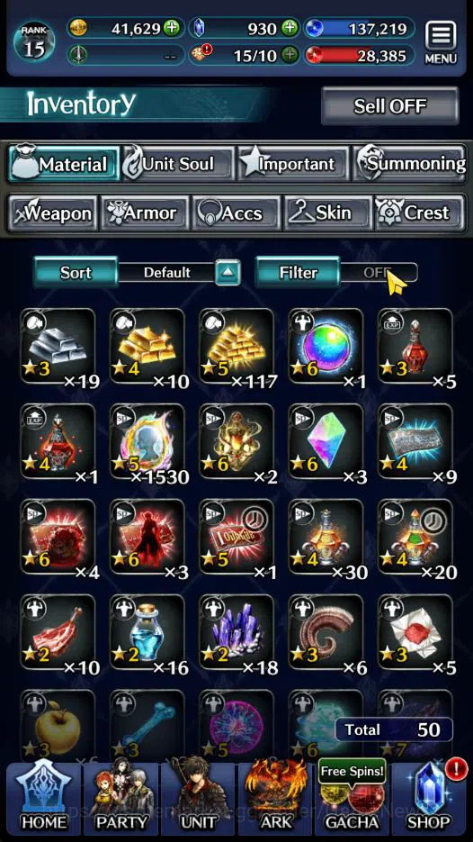 Last Cloudia Accounts GLOBAL | Rank 15 | Ascended Roland, Spirit Maiden  image 4