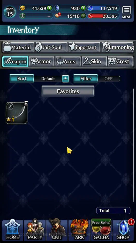 Last Cloudia Accounts GLOBAL | Rank 15 | Ascended Roland, Spirit Maiden  image 6