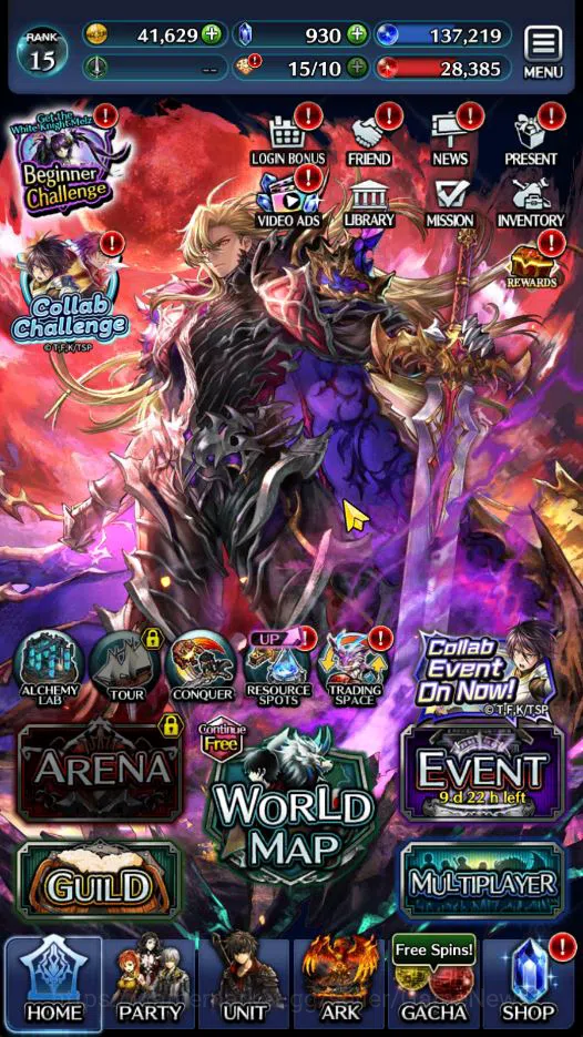 Last Cloudia Accounts GLOBAL | Rank 15 | Ascended Roland, Spirit Maiden  image 7