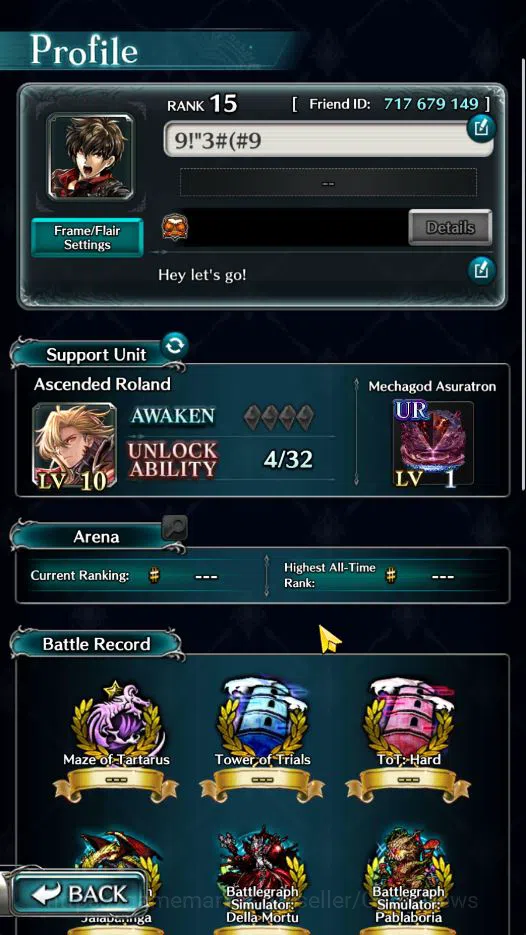 Last Cloudia Accounts GLOBAL | Rank 15 | Ascended Roland, Spirit Maiden  image 9