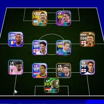 eFootball Accounts Legends & Iconic Players Android|Big Time Lionel Messi,David Beckham|Epic Oliver Kahn,David Seaman,Safee