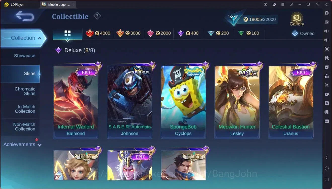 Mobile Legends: Bang Bang Accounts Global|Hero 82|Skin 107|Seasoned|Spongebob Cyclops image 11