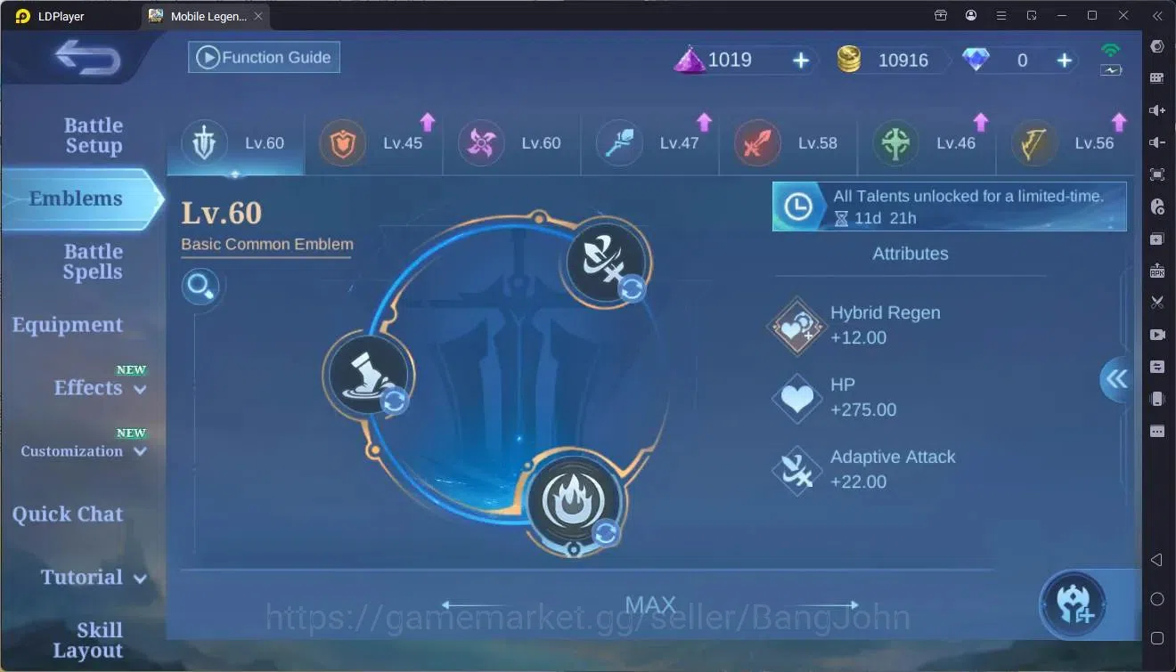 Mobile Legends: Bang Bang Accounts Global|Hero 82|Skin 107|Seasoned|Spongebob Cyclops image 14