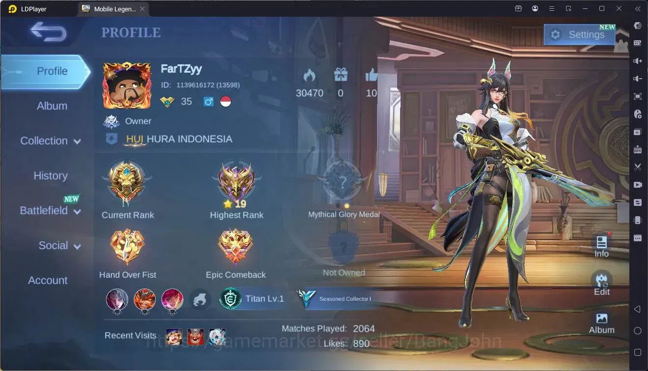 Mobile Legends: Bang Bang Accounts Global|Hero 82|Skin 107|Seasoned|Spongebob Cyclops image 18