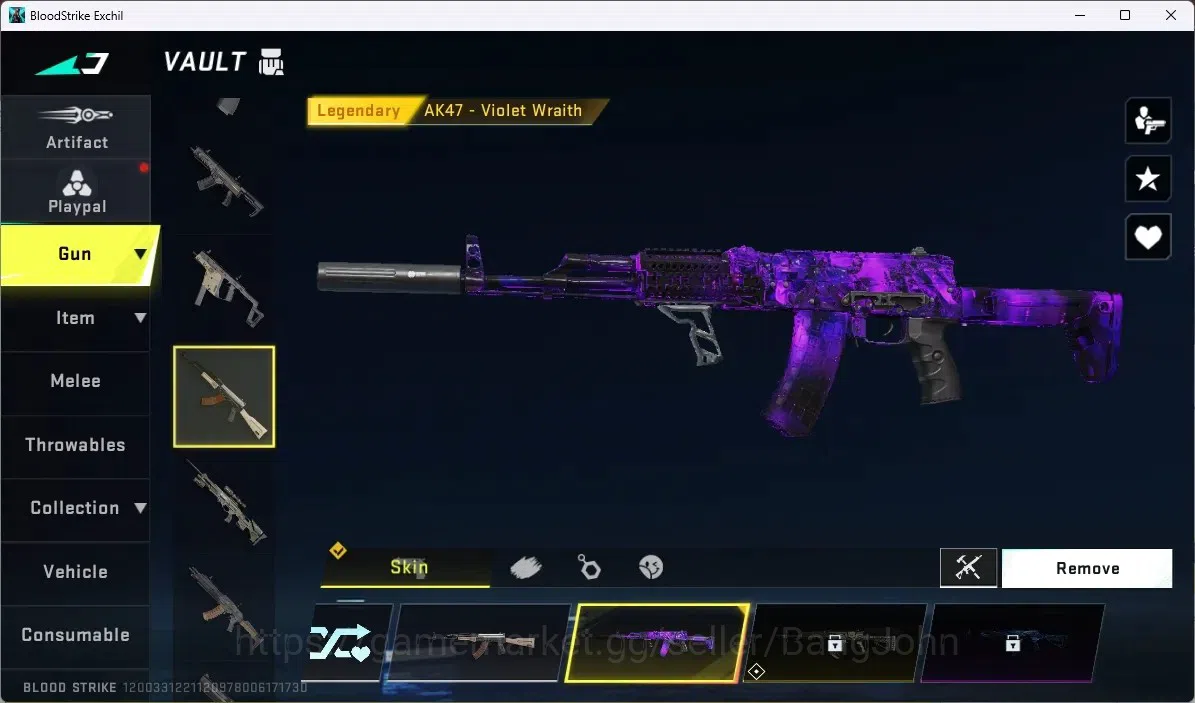 Blood Strike Accounts ASIA | 2 TR: MCX,FN2000 | 6 LEGENDARY GUNS | 1 ULT image 3