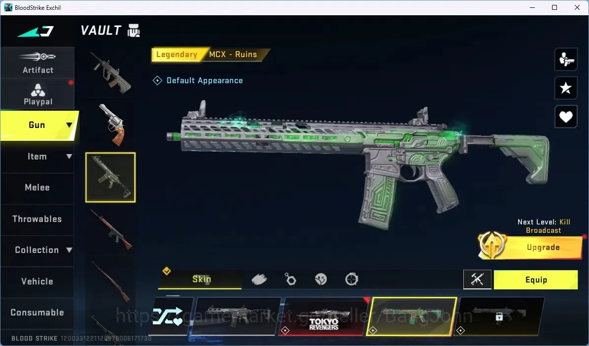 Blood Strike Accounts ASIA | 2 TR: MCX,FN2000 | 6 LEGENDARY GUNS | 1 ULT image 6