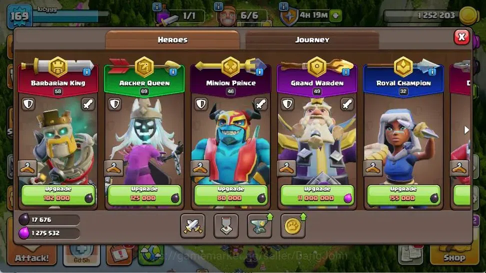 Clash of Clans Accounts Global |TH 17-BH 10|LVL 169|BK 58,AQ 69,MP 46,GW 4 image 7