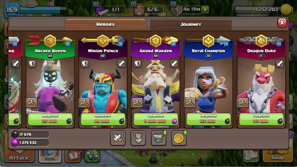 Clash of Clans Accounts Global |TH 17-BH 10|LVL 169|BK 58,AQ 69,MP 46,GW 4 image 8