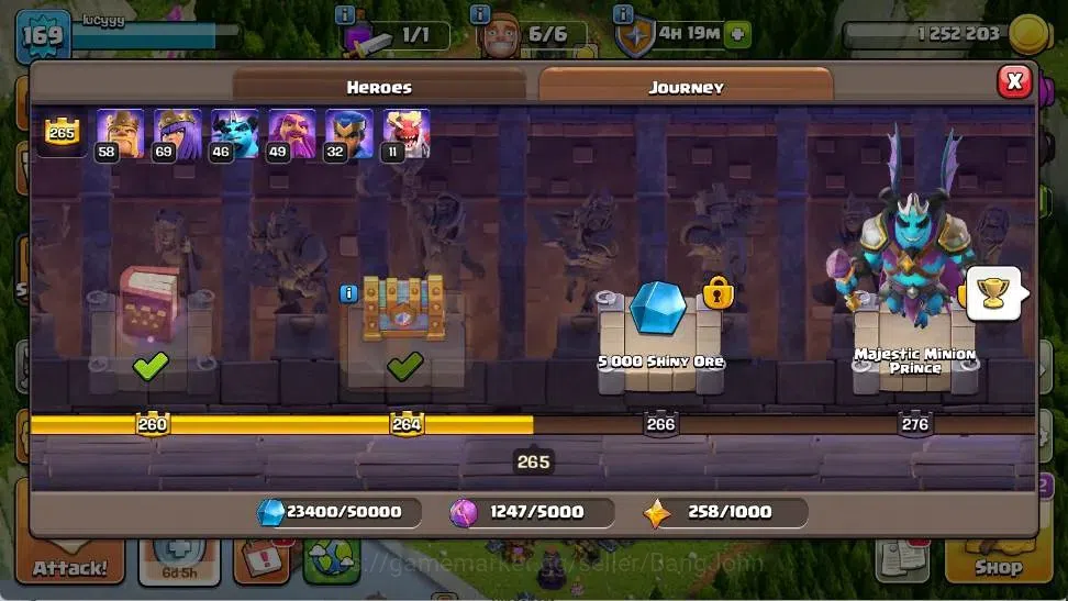 Clash of Clans Accounts Global |TH 17-BH 10|LVL 169|BK 58,AQ 69,MP 46,GW 4 image 9